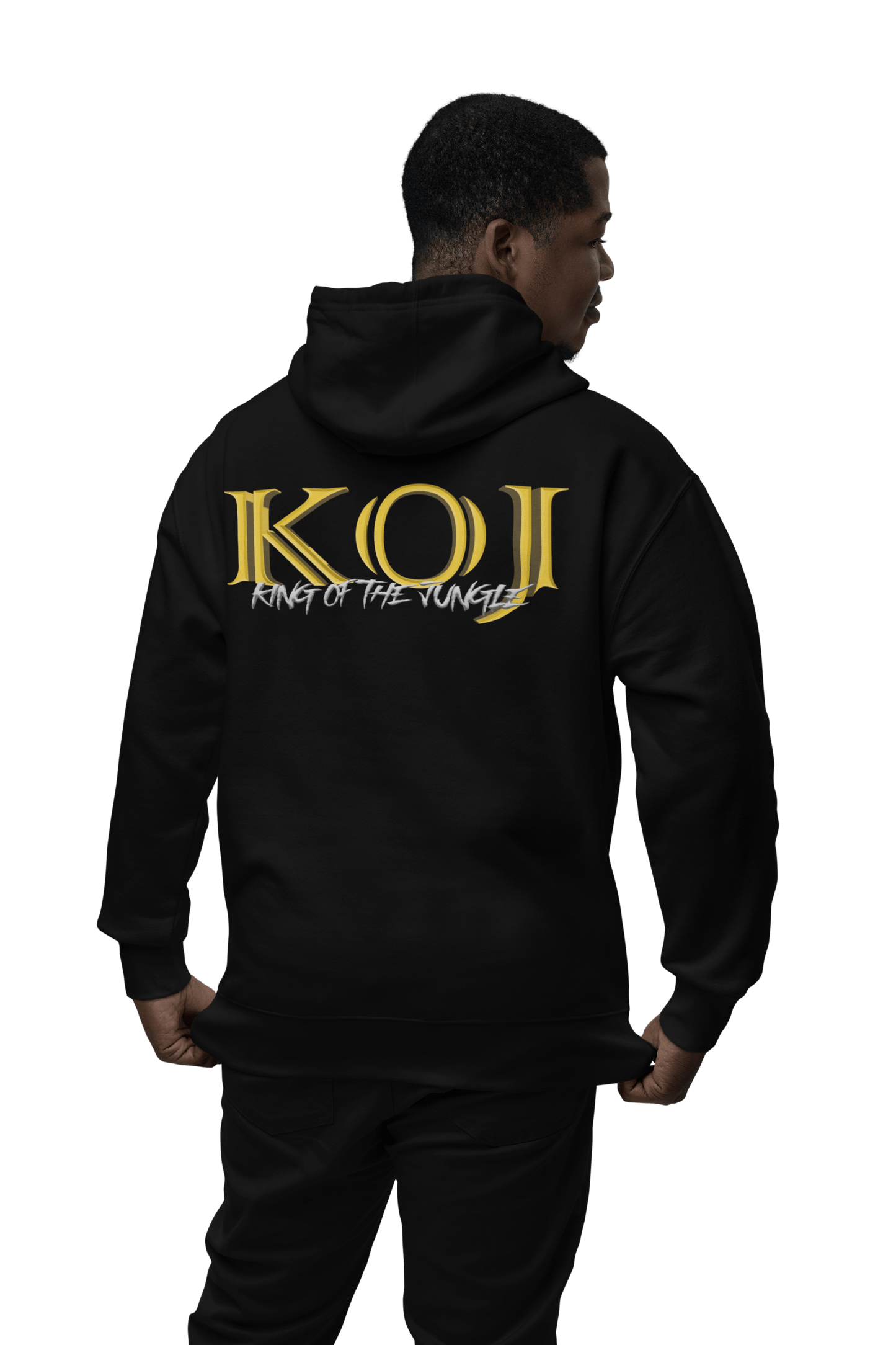 King Grilla Hoodie - King of the Jungle Premium Heavyweight Unisex Hoodie.